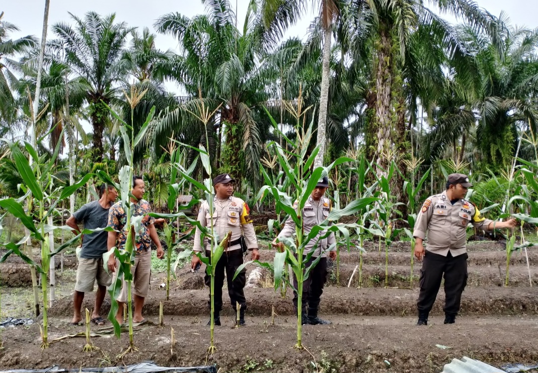 Polisi Kempas Diskusi dengan Petani Terkait Ketahanan Pangan Jelang Pilkada