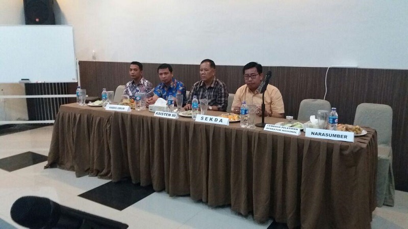 Sekda Meranti Buka Bimtek Prosedur Penatausahaan Keuangan dan Pelaporan Pajak