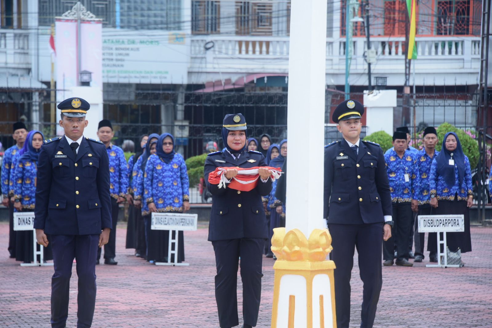 Dishub Pemkab Bengkalis Turut Peringati HKN dan Perhubungan Nasional RI