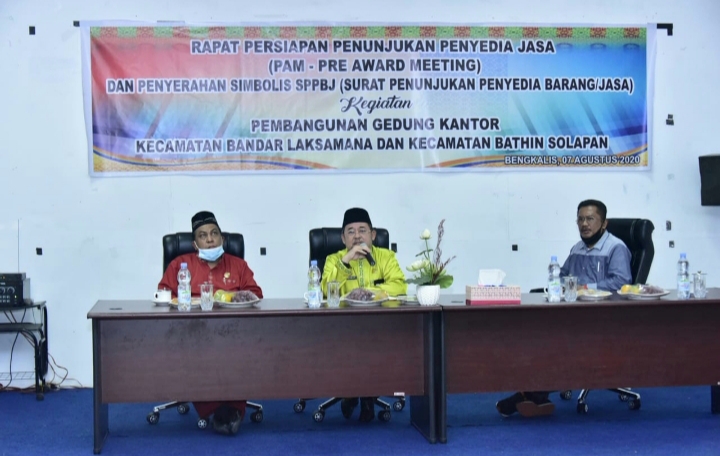PLH Bupati Bengkalis H Bustami HY Hadiri Rapat Persiapan PAM- Pre Award Meeting