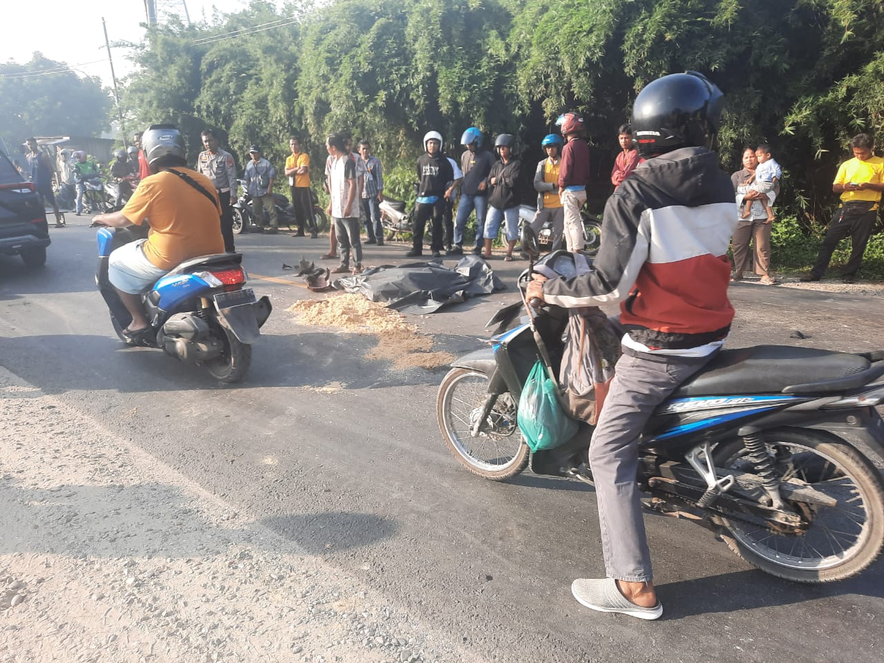 Salip Truk, Pengendara Becak Meninggal di Tempat