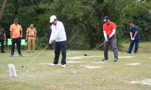 Turnamen Golf Mini Semarakkan Sport Expo 2023 Bengkalis