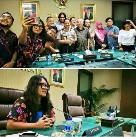 Mabes Polri Klarifikasi Foto Kapolri Bersama Pendukung Ahok
