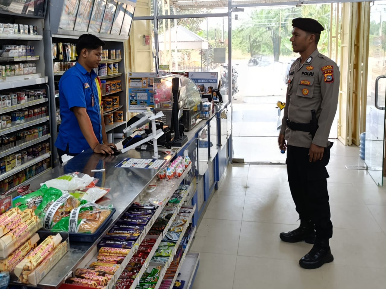 Polsek Bangko Pusako Tingkatkan Patroli Antisipasi Kejahatan C3