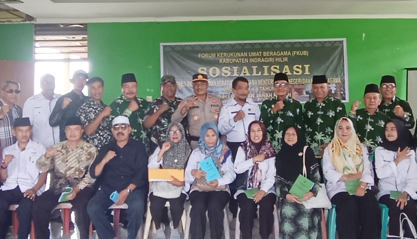 Hadiri Sosialisasi FKUB, Kapolsek Tanah Merah Ajak Masyarakat ke TPS