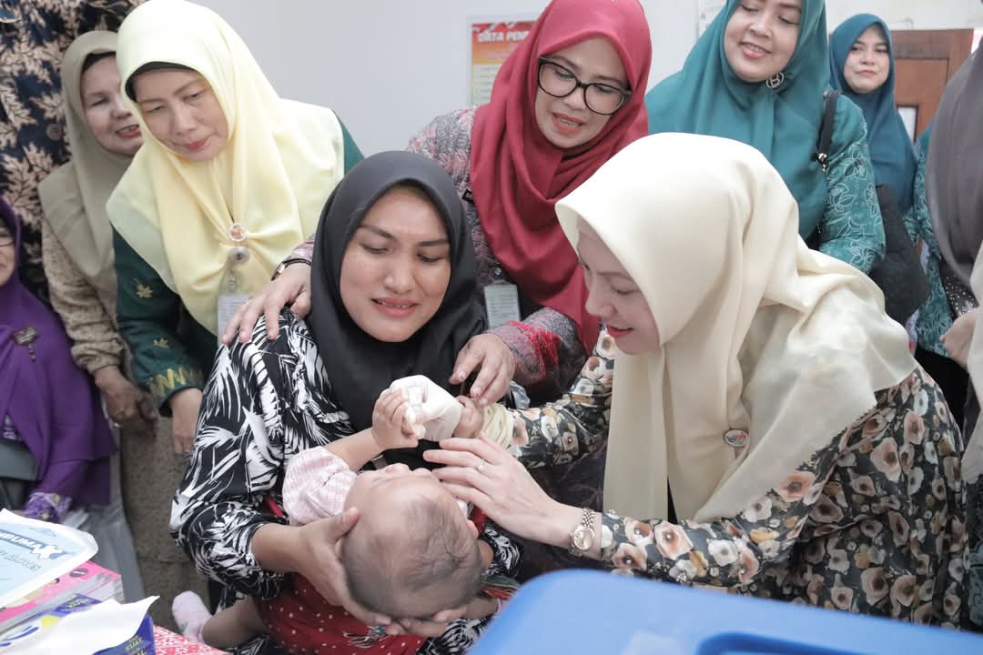 Pekanbaru Targetkan Peringkat Pertama Capaian Imunisasi Lengkap Bayi Tahun ini