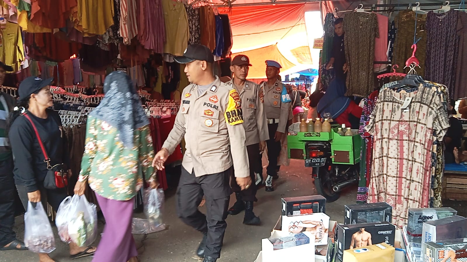 Polsek Bukit Batu Gelar Patroli Pasca-Pilkada untuk Jaga Kondusifitas