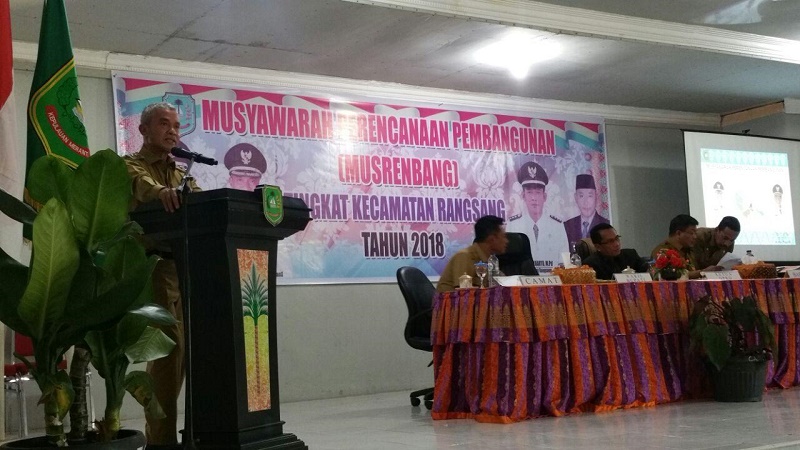 Wakil Bupati Meranti Buka Musrenbang Kec. Rangsang, Himpun Program Prioritas Kecamatan