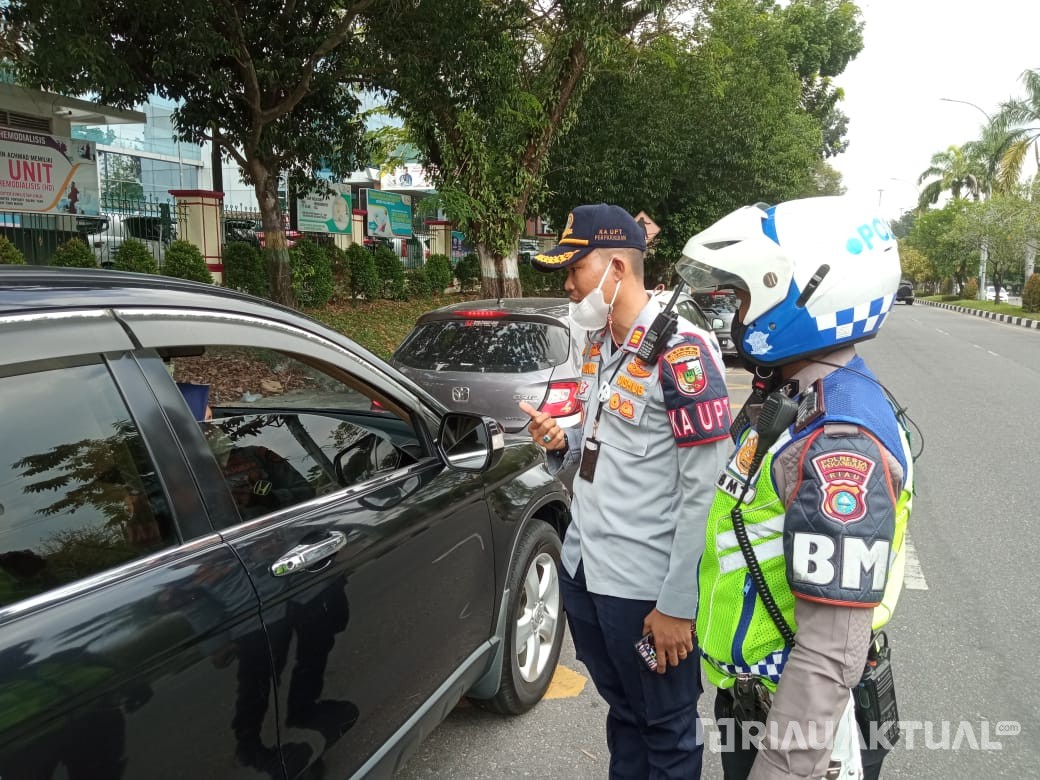 Dishub Pekanbaru Tertibkan Parkir Liar RSUD Arifin Achmad