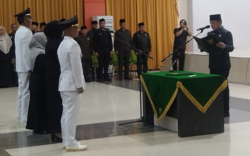 Akhir 2025, Sekda Inhu Lantik 116 Pejabat Eselon III dan IV, Mayoritas Camat-Lurah Dimutasi