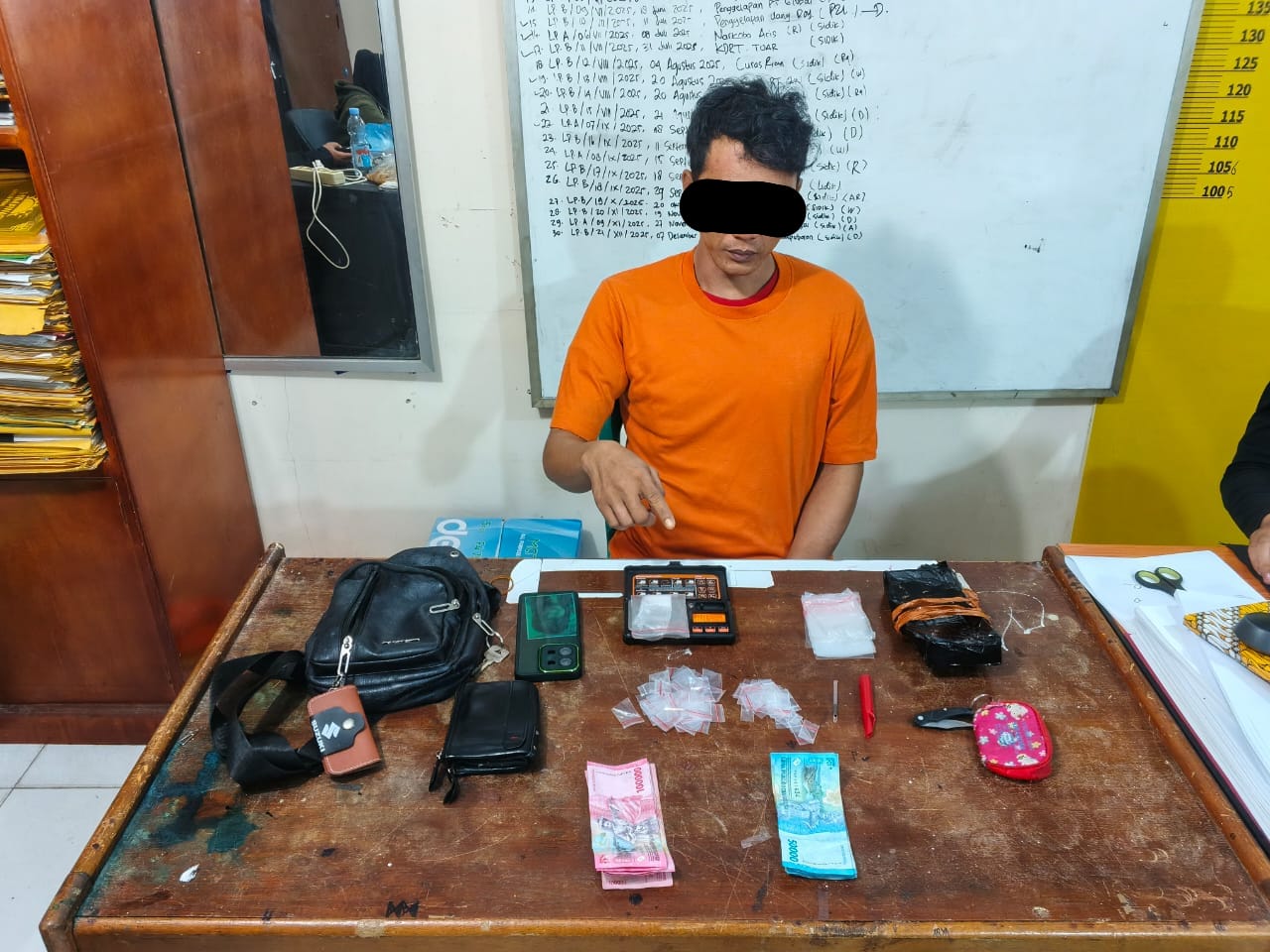 Simpan 2,85 Gram Sabu dalam Dompet, Warga Desa Setiang Kuansing Dibekuk Polisi