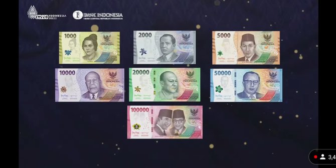 Intip, Hasil Kecanggihan Teknologi Terbaru dalam Uang Baru 2022