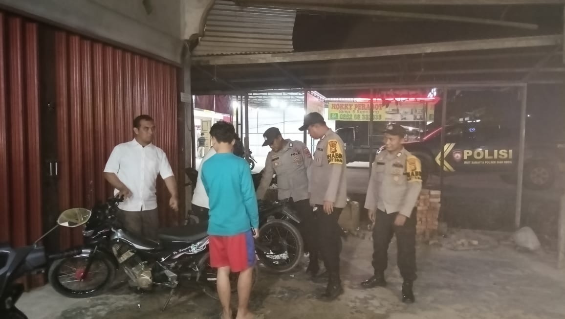Polsek Siak Kecil Gelar Patroli KRYD untuk Jaga Keamanan Pasca Pilkada