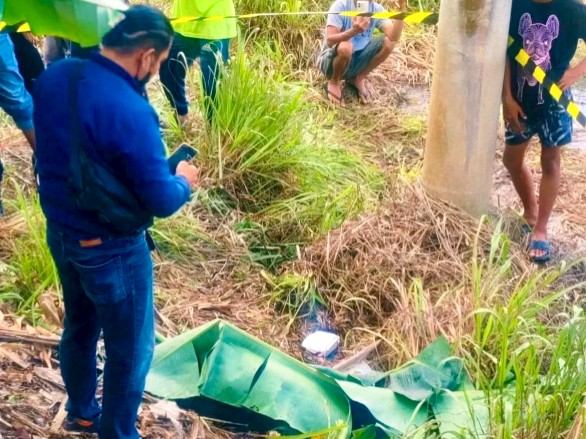 Warga Kampar Digegerkan Penemuan Mayat di Pinggir Jalan