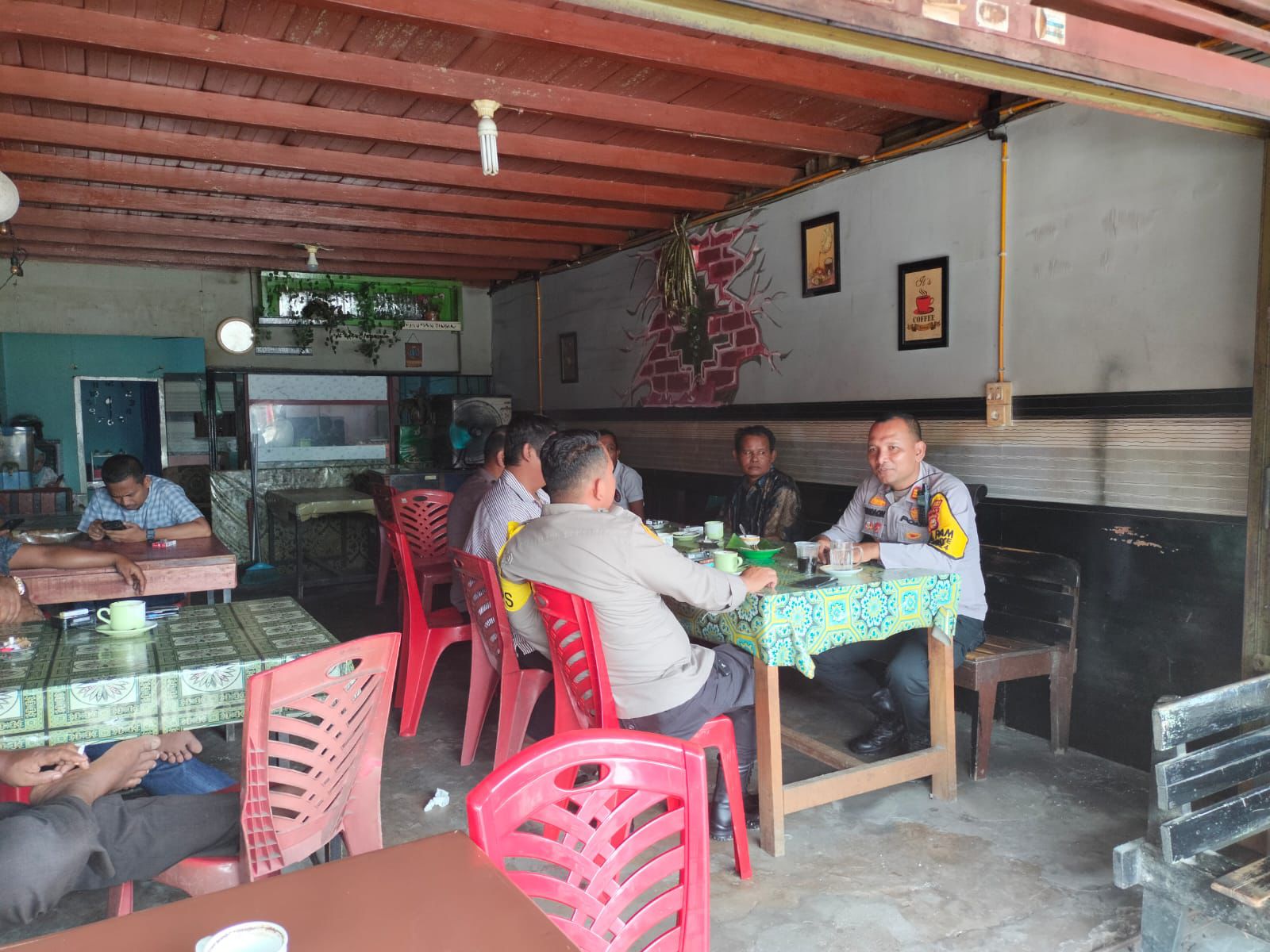 Polsek Rokan IV Koto Gelar Cooling System untuk Ciptakan Pilkada Aman dan Kondusif