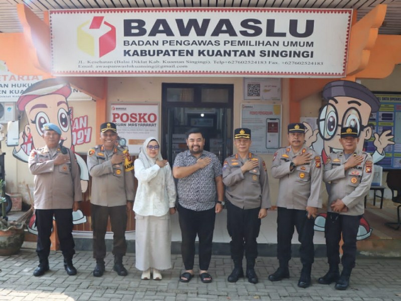 Polres Kuansing Terima Kunjungan Tim Polda Riau untuk Pengawasan Kesiapan Pengamanan Pilkada 2024