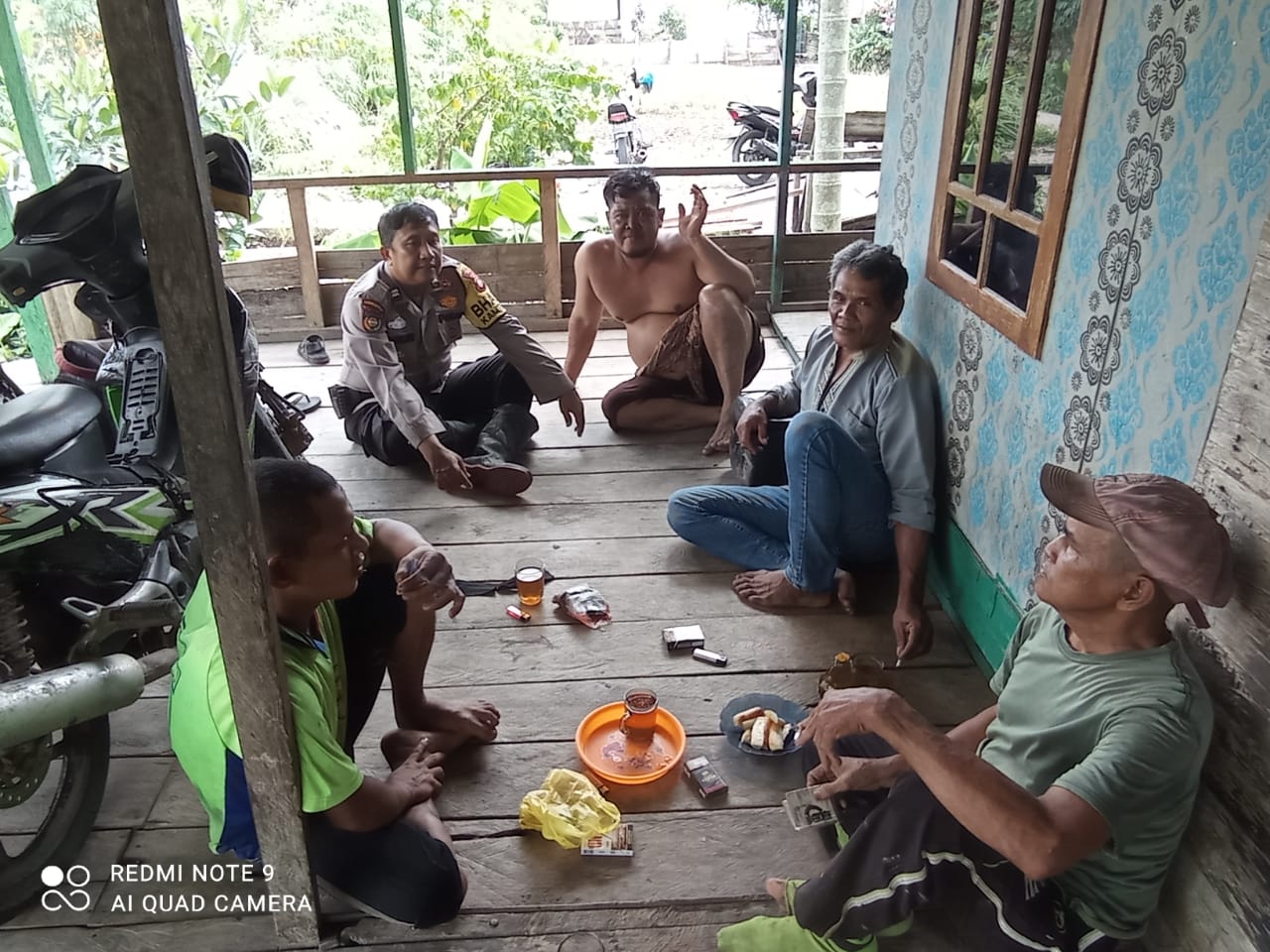 Sambangi Masyarakat Desa Sungai Raya, Polsek Batang Tuaka Cooling System Pemilu 2024