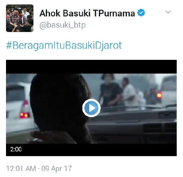 Video kampanye Ahok-Djarot dinilai rasis