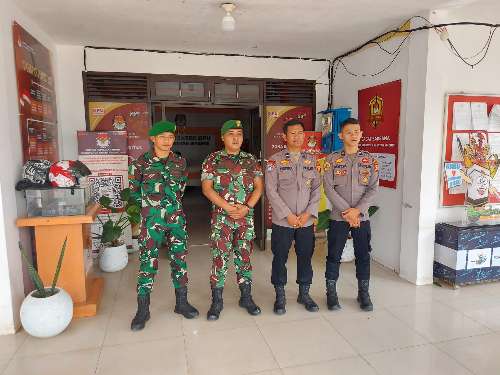 Polres Kuansing Gelar Patroli Sinergitas TNI-Polri Jelang Pilkada 2024