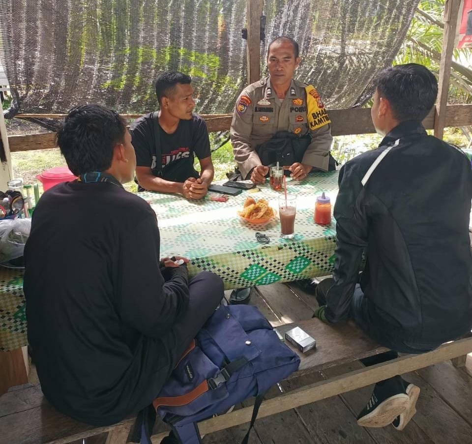 Polsek Bangko Pusako Gelar Patroli Cooling System, Pastikan Pilkada Damai 2024 di Rokan Hilir