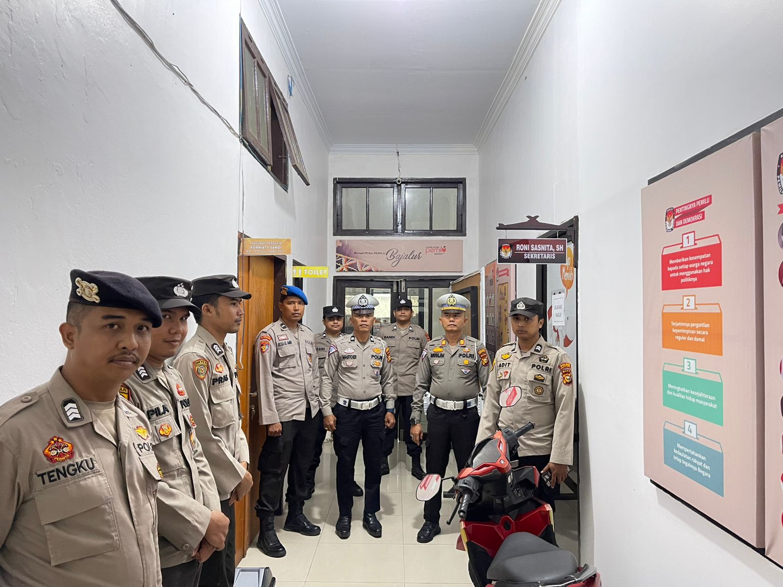 Polres Kuansing Perketat Pengamanan KPUD dalam Operasi Mantap Praja Lancang Kuning 2024