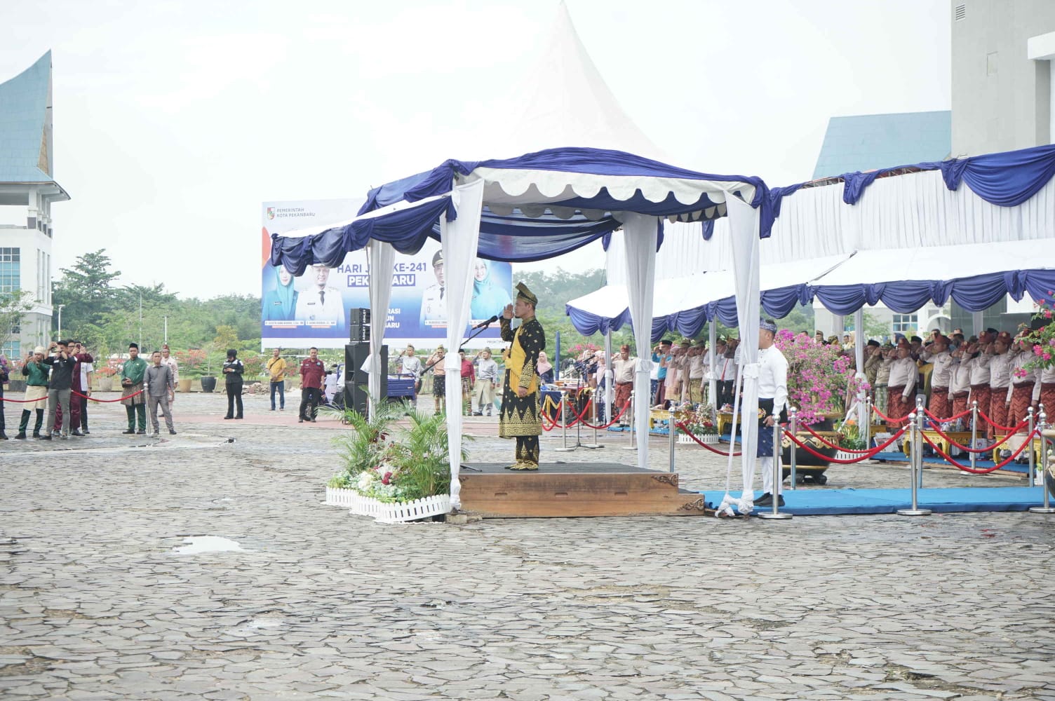 Pimpin Upacara Hari Jadi Pekanbaru Ke-241, Wako Agung Komit Tingkatkan Kesejahteraan Masyarakat
