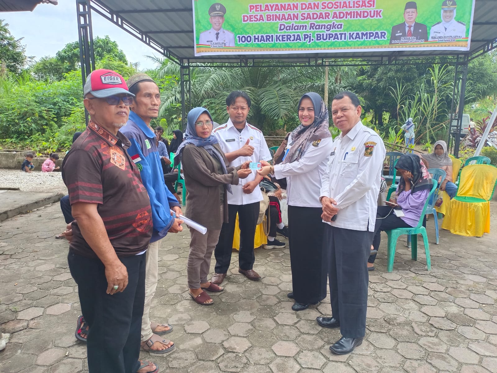 Disdukcapil Sosialisasi Sadar Adminduk di Masyarakat Kampar Utara