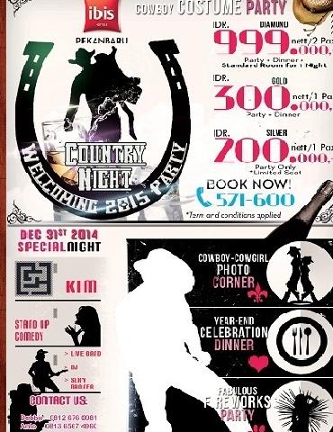 Nikmati Pergantian Tahun Baru di Hotel ibis Pekanbaru