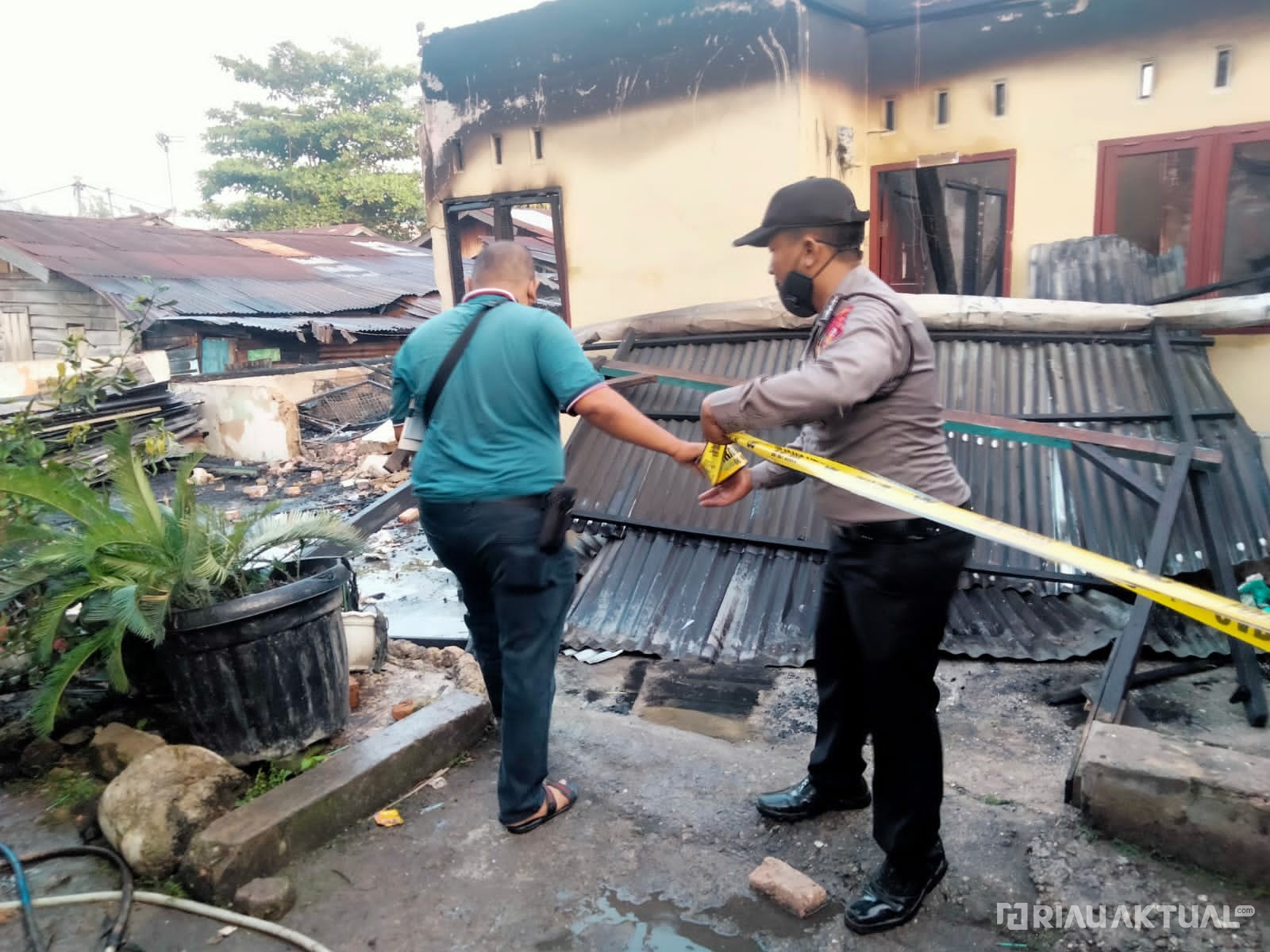 Polisi Sebut Dugaan Kebakaran Di Kampung Dalam Akibat Arus Pendek