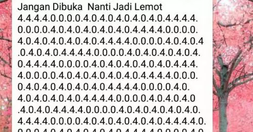 Jangan Buka Pesan Ini Bila WhatsApp Anda Tak Ingin Hang