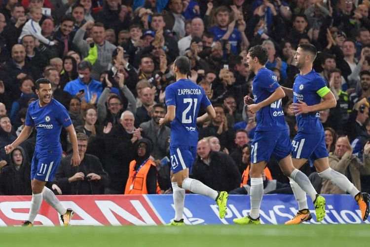 Wiih.. Liga Champions Grup C, Chelsea Pesta Gol