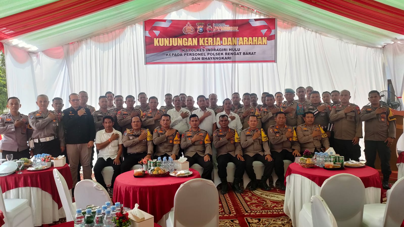 AKBP Fahrian ke Personel Polsek Rengat Barat: Jangan Coba-Coba Buat Pelanggaran