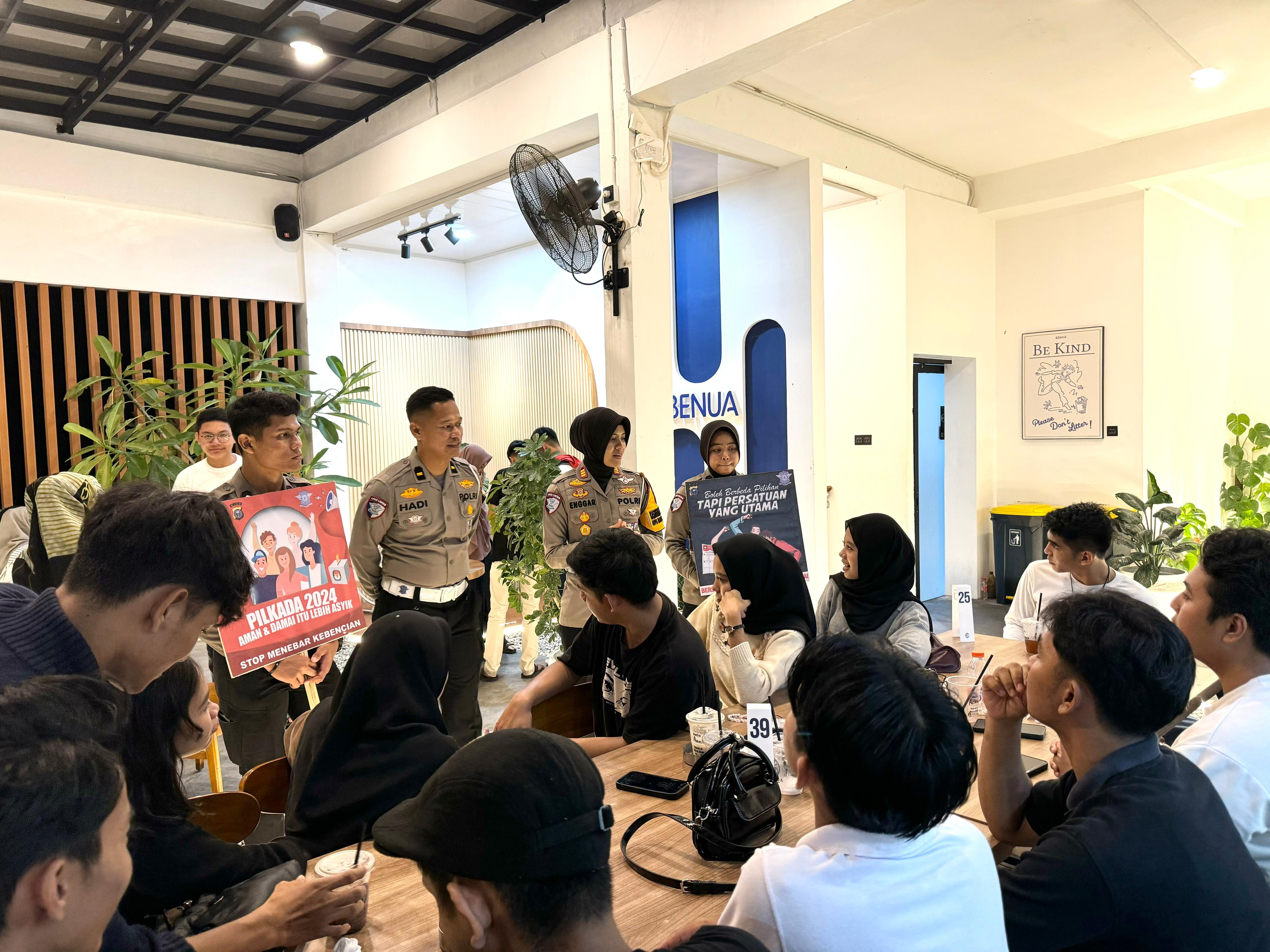 Satlantas Polres Pelalawan Ajak Gen Z Bijak Bermedia Sosial Demi Pilkada Damai