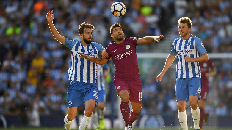 City Awali Musim dengan Kalahkan Brighton 2-0