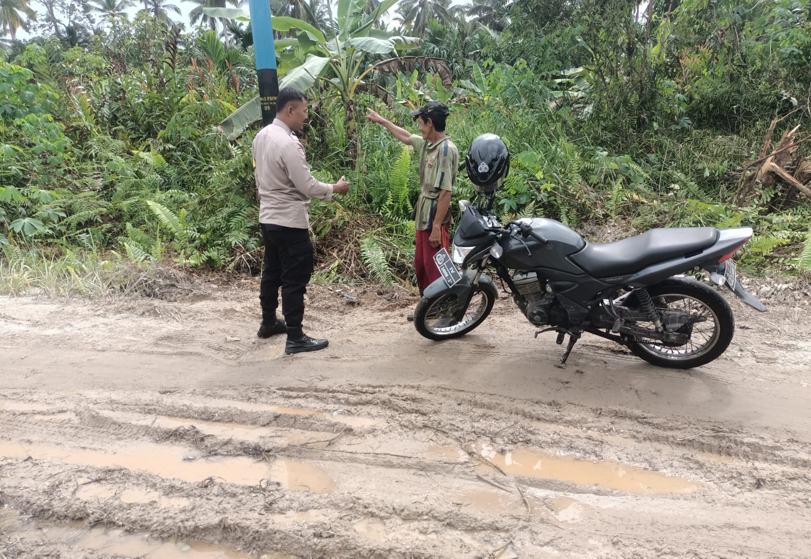 Cooling System, AKP Osben Samosir Sosialisasi Pemilu Damai di Parit Kamboja