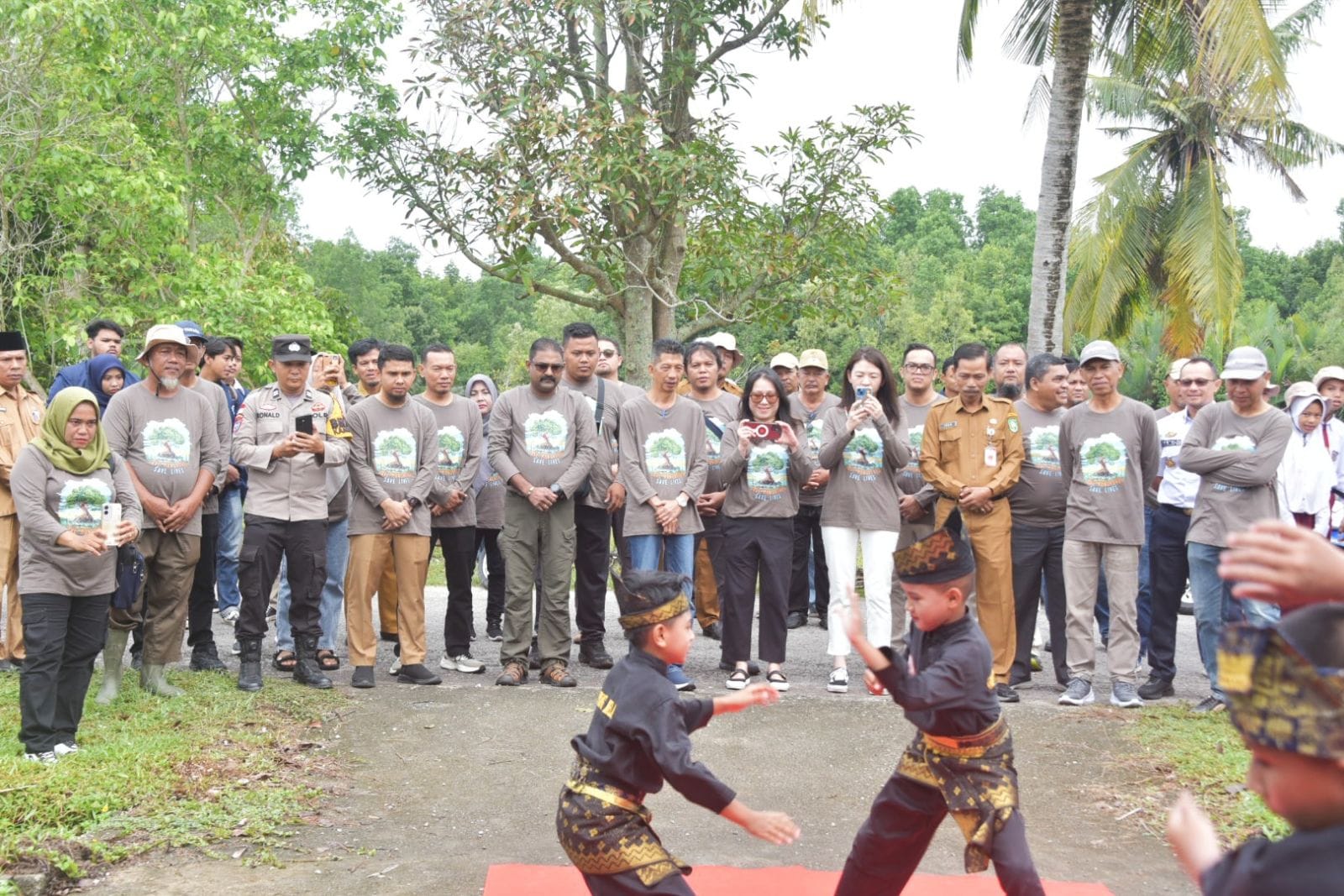 Penutupan Projek Konservasi Mangrove Aramco Asia Singapore Fase Kedua, Bupati Kasmarni Berharap Ada Fase Lanjutan