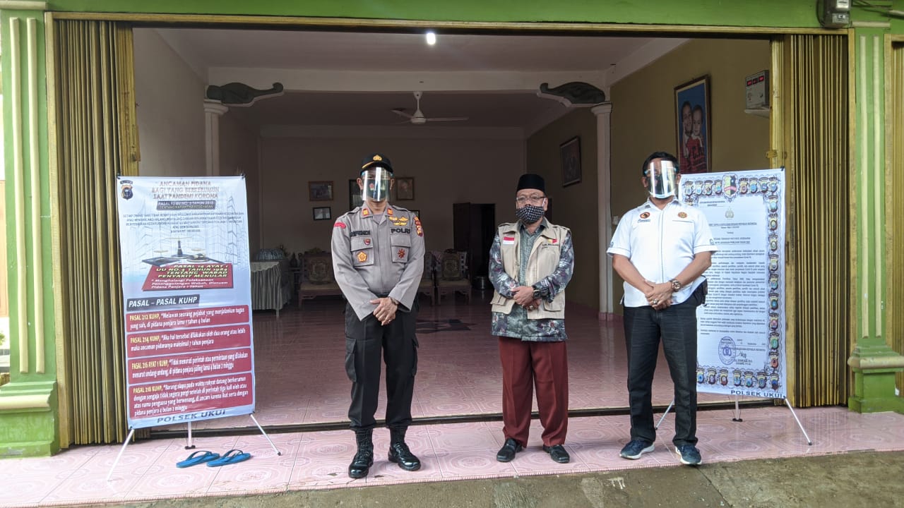 Polsek Ukui Kawal Kampanye, Kapolsek Ukui : Kita Memastikan Protokol Kesehatannya