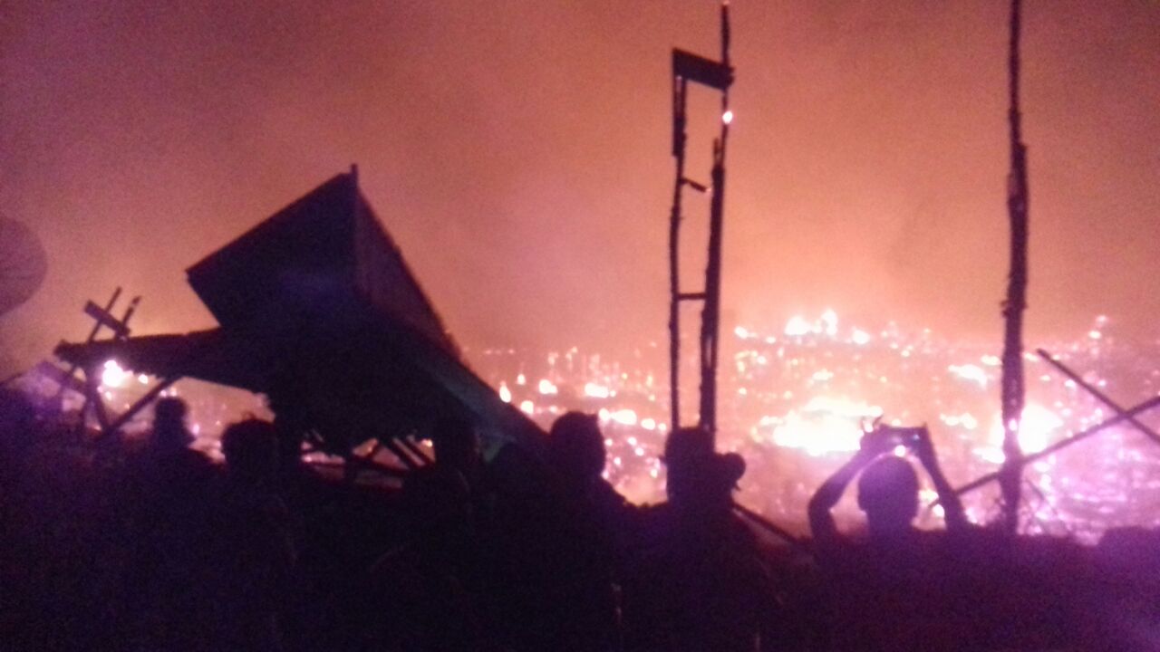 Dilanda Kebakaran Hebat, 54 Rumah Warga Jadi Ludes