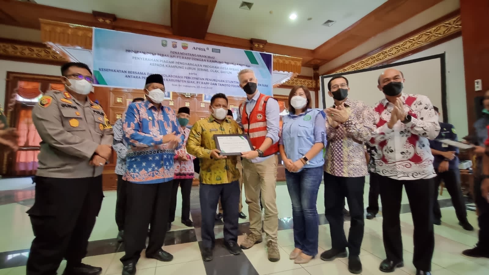 Pemkab Siak Bersama RAPP Perpanjang Kolaborasi Mitigasi Karhutla dan Stunting