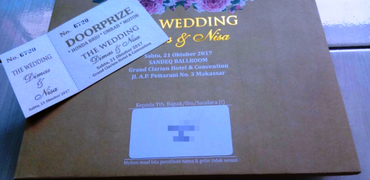 Unik! Tamu Pernikahan Bakal Terima Hadiah Mulai Dari Motor, Tiket Umrah Hingga Mobil