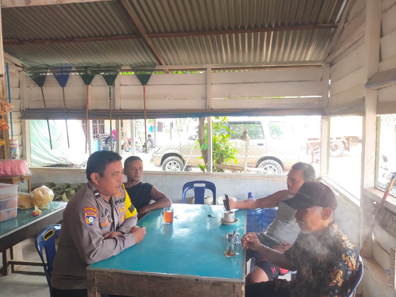 Polsek Bangko Pusako Gelar Cooling System untuk Ciptakan Pilkada Damai di Rohil