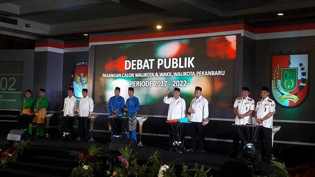 Debat Kandidat, Calon Wali Kota Berjanji Bawa Pekanbaru Lebih Baik