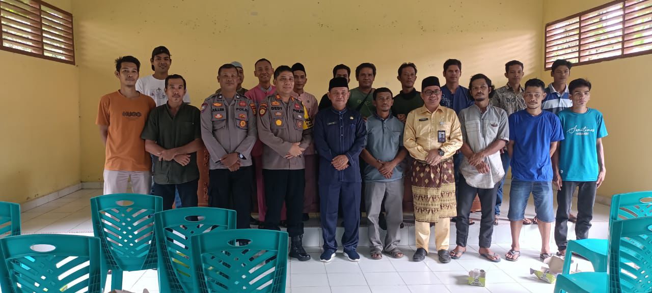 Cooling System Bhabinkamtibmas Polsek Rambah untuk Pilkada 2024 di Bangun Purba