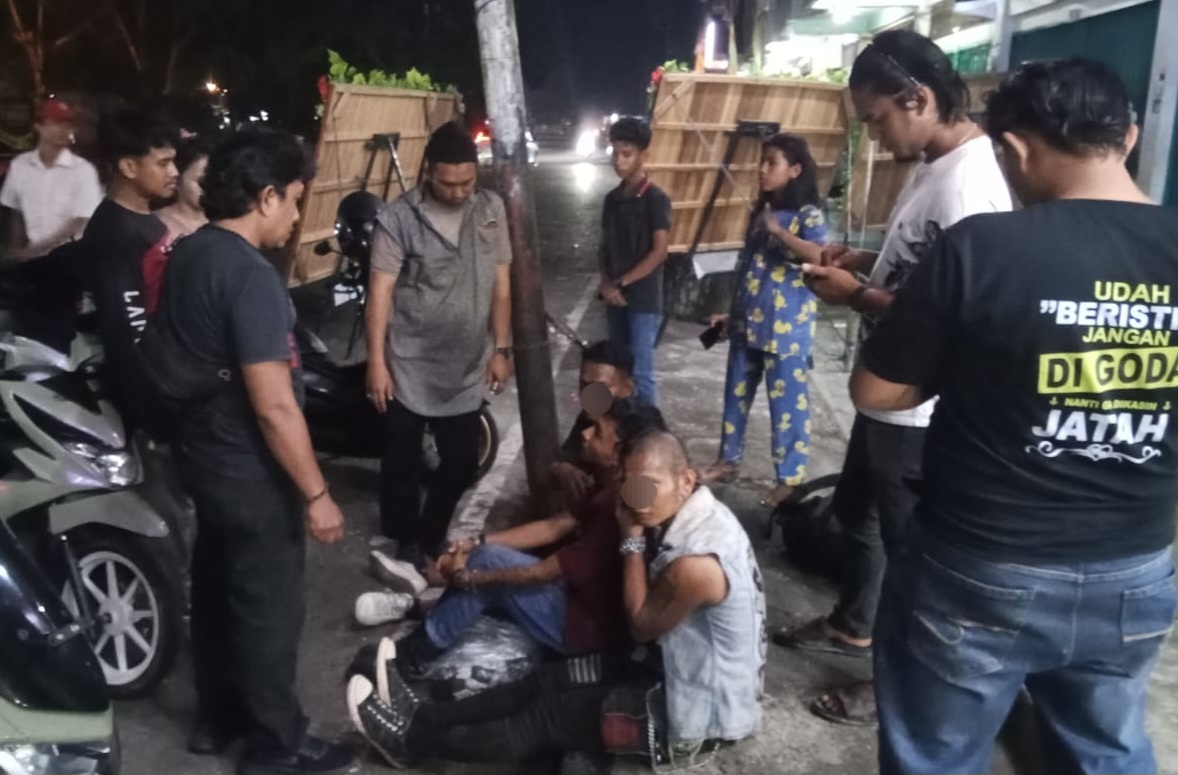 Polisi Tangkap Tiga Pelaku Pengeroyokan di Taman Jalur, Teluk Kuantan