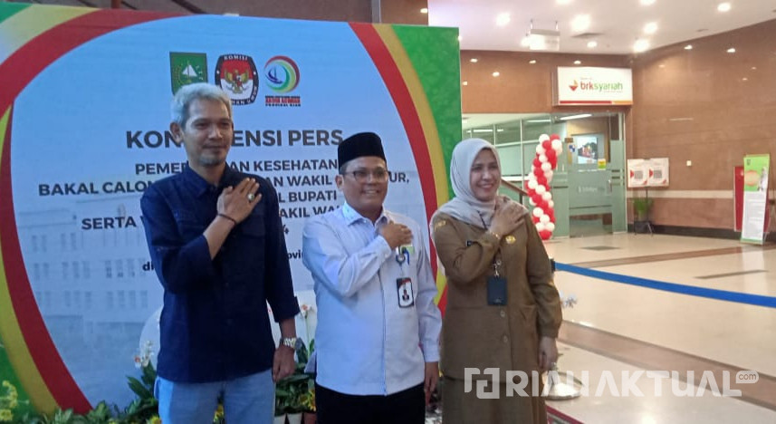 KPU Riau Terima Hasil Tes Kesehatan Seluruh Cakada Hari Ini