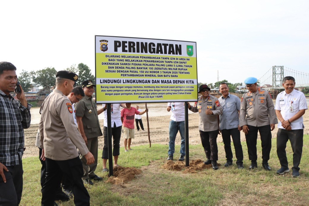 Polda Riau Siap Tindak Tegas PETI, Wakapolda: Jangan Biarkan Lingkungan Rusak