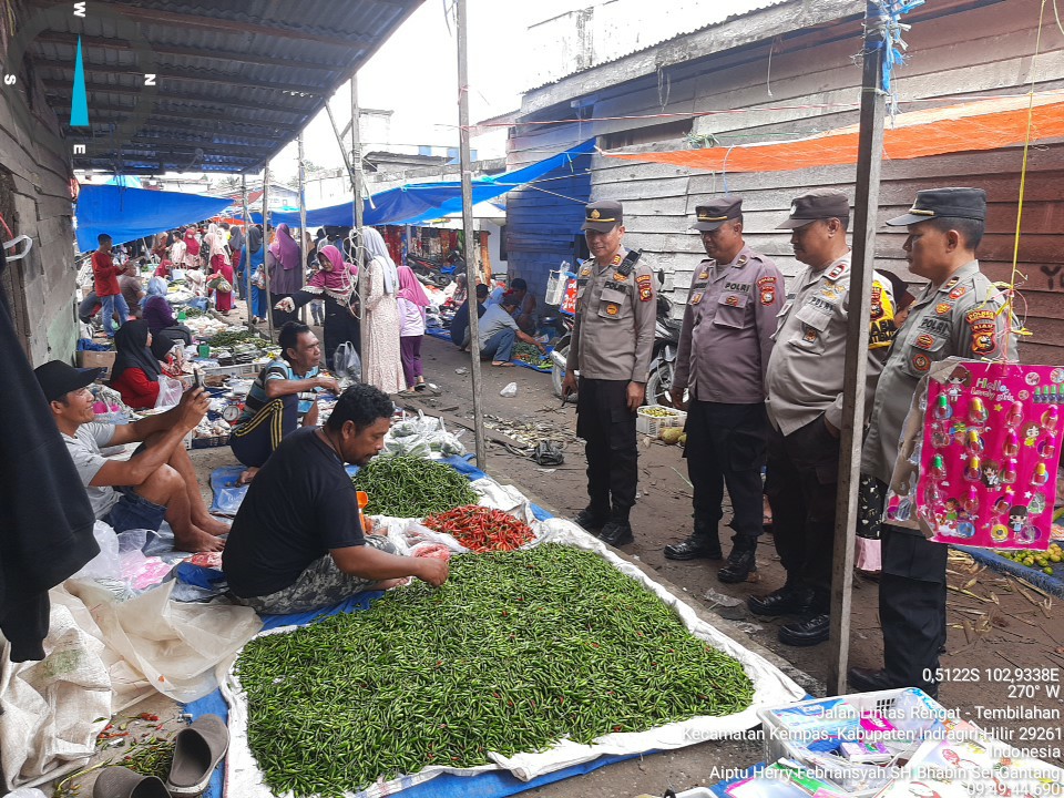 Begini Cara Kapolsek Kempas Ajak Warga Sukseskan Pemilu 2024