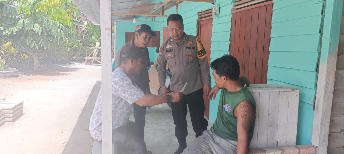 Polsek Pinggir Gencarkan Sosialisasi Cooling System dan Rekrutmen Polri di Desa Tasik Serai