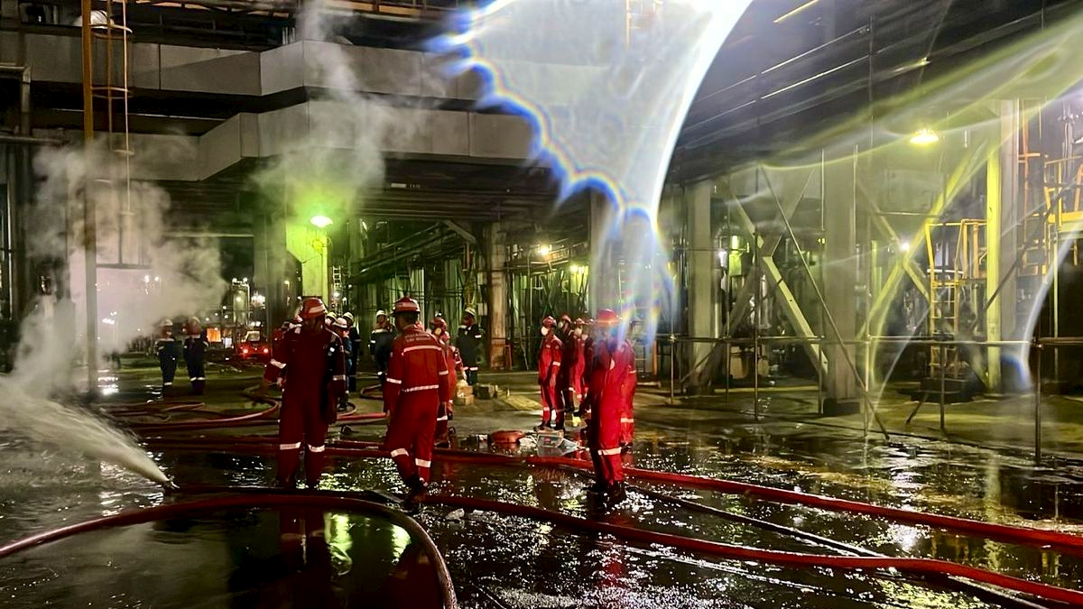 Kebakaran Kilang Pertamina Dumai Tak Ada Korban Jiwa