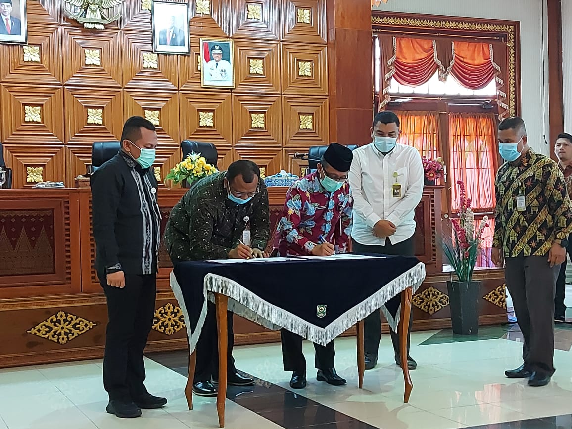 BPJS Ketenagakerjaan Teken Nota Kesepakatan Kerjasama Dengan Pemerintah Kabupaten Siak